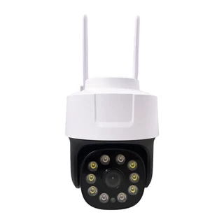 HOME-MALL กล้องวงจรปิดกันน้ำ ip camera wifi 5mp พูดตอบโต้ได้ หมุนได้ มองเห็นภาพสีในที่มืด app yoosee