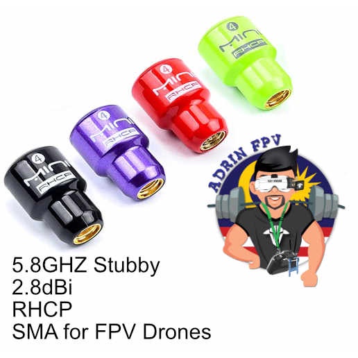 Lollipop 4 5.8G RHCP FPV เสาอากาศ Stubby สําหรับโดรน FPV