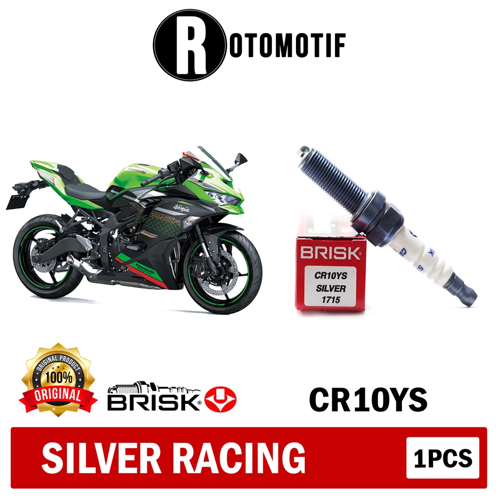 Kawasaki ZX25R ใหม่ NINJA 250 Brisk Silver Racing CR10YS หัวเทียนรถจักรยานยนต์