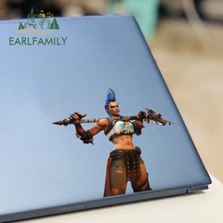 Earlfamily สติกเกอร์ ลายกราฟฟิค Overwatch2 Junker Queens 13 ซม. x 11.5 ซม. กันรอยขีดข่วน สําหรับติดตกแต่งหน้าต่างรถยนต์