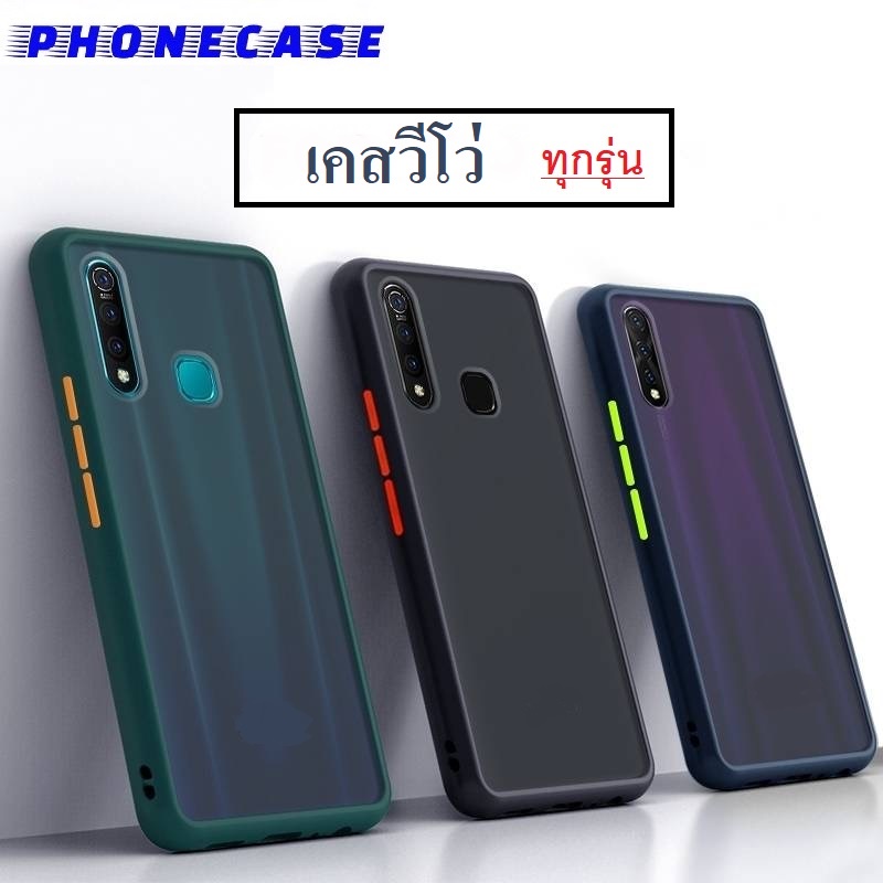 ซื้อ ❌ราคาส่ง❌ เคสขอบสี Vivo Y12a Y15s Y11 Y12 Y17 Y15 / Vivo Y20s Y20 /  Y91 / Y91i / Y91c เคสวีโว่ เคสกันกระแทก เคส case