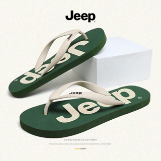 Jeep รองเท้าแตะลําลอง พื้นนิ่ม เหมาะกับใส่ด้านนอก แฟชั่นฤดูร้อน สําหรับผู้ชาย