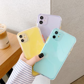 เคสโทรศัพท์มือถือ โปร่งใสสองสีป้องกันการหล่น Redmi Note 10 Pro Max Note 9 Pro Max Note 8 Pro Note 8T TPU เคสโทรศัพท์ใส