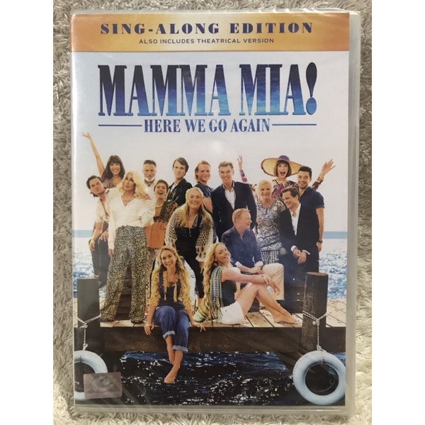 DVD MAMMA MIA Here We Go Again ดีวีดี มัมมา มีอา วิวาห์วุ่นลุ้นหาพ่อ (แนวตลกสนุกสนานกับเสียงเพลง)