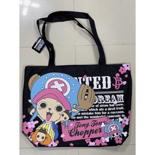 วันพีช ONE PIECE CHOPPER BIG TOTE BAG สีดำ ลิขสิทธิ์แท้ ของใหม่จากญี่ปุ่น