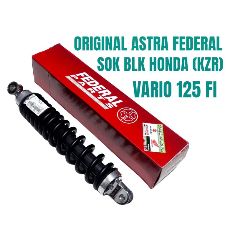 SOK BLK HONDA VARIO 125 FI KZR REAR SHOCKBREAKER ORIGINAL ASTRA FEDERAL FP52400-KZR-2700 VARIO 125 I