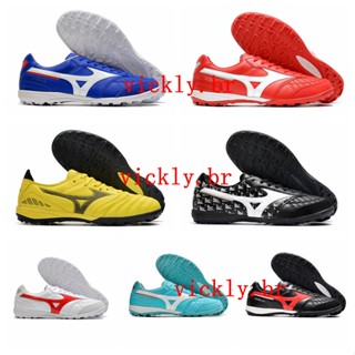 Morelia Sala Japn TF รองเท้าฟุตบอล รองเท้าสตั๊ด ระบายอากาศ สีฟ้า สีแดง สําหรับผู้ชาย 012