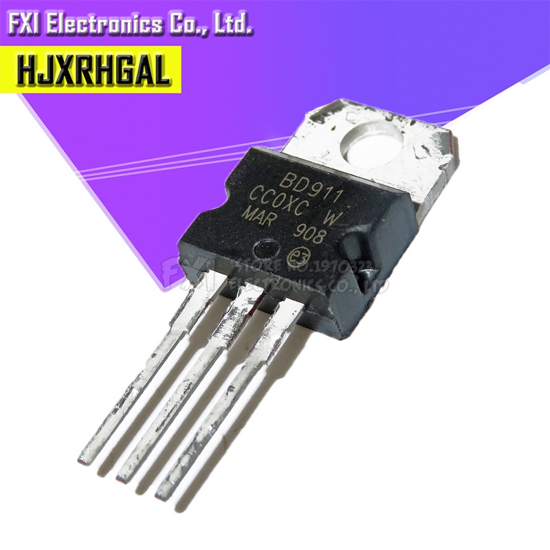 100 ชิ้น BD911 TO220 BD911 TO-220 ปลั๊กตรง