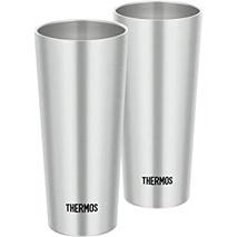 Thermos กระติกน้ำสูญญากาศเก็บอุณหภูมิ 400มล. สแตนเลส ชุด 2 ใบ ส่งตรงจากญี่ปุ่น