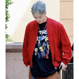 ถูกสุดๆพร้อมส่ง เสื้อยืด Simpson Jackson wang Got7เสื้อยืดตัวเดียวกัน