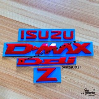 โลโก้ ISUZU D-MAX Ddi Z ติดท้าย ISUZU D-MAX ปี 2020 ราคายกชุด 4 ชิ้น