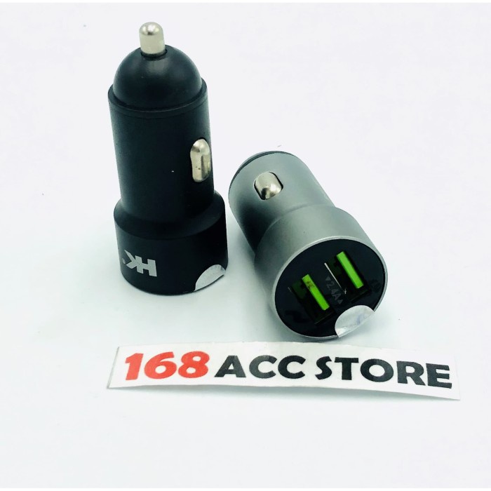 HK 2 USB CAR CHARGER HK 01 CAR CHARGER อเนกประสงค์ G6O5 ใหม่ยาวนาน Pay on Delivery อินเทรนด์ BIG CAN
