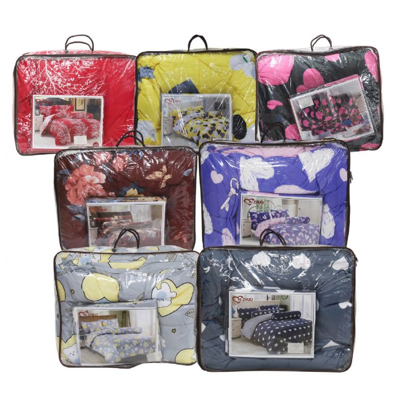 ผ้าปูที่นอน Ai Zhuo Thai Batik Queen Size TMB039 สุ่มสีและดีไซน์