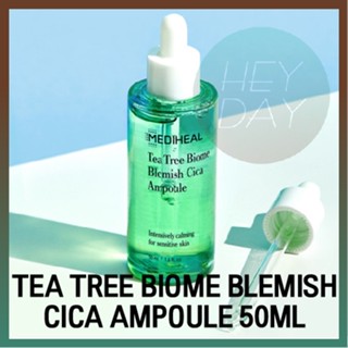 [Mediheal] Tea Tree Biome Blemish Cica Ampoule เซรั่มเอสเซนส์บํารุงผิว ให้ความชุ่มชื้น ให้ความชุ่มชื้น ผิวแห้ง ไวต่อแสง ให้ความชุ่มชื้น กลางคืน สําหรับผู้หญิง ผู้ชาย ใบหน้า โลชั่น ครีม ใบบัวบก