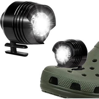 ชุดไฟฉาย LED Croc Jibz สําหรับติดด้านหน้ารองเท้า DIY