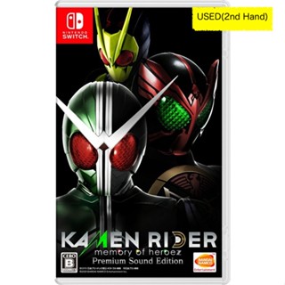 KAMEN RIDER หน่วยความจำของ heroez Premium Sound Edition Nintendo Switch วิดีโอเกมจากญี่ปุ่น หลายภาษา USED