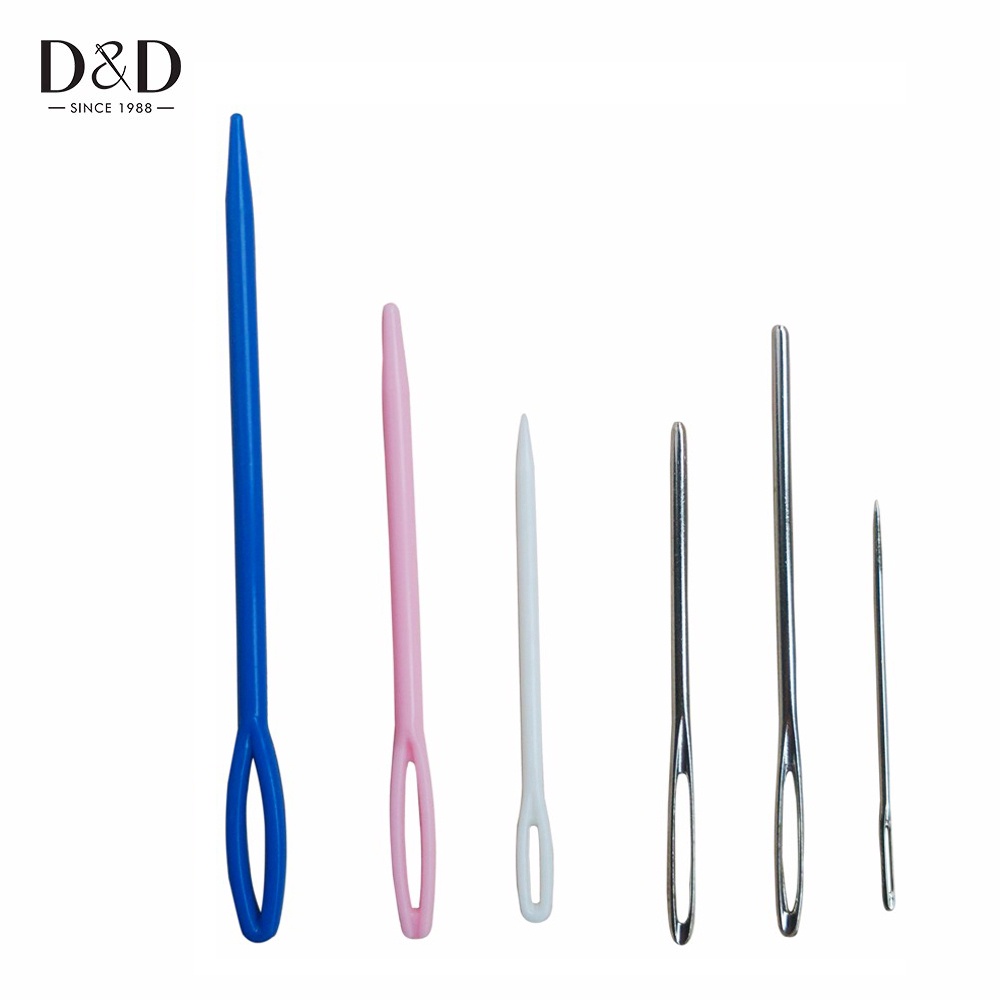 ชุดเข็มถักนิตติ้ง พลาสติก เหล็ก ตาโต DIY 6 ชิ้น - รูปที่ 6