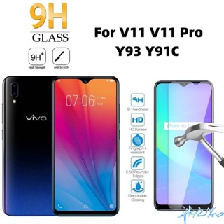 ฟิล์มกระจกนิรภัยกันรอยหน้าจอ HD 9H กันระเบิด สําหรับ Vivo V11 V11 Pro Y93 Y91C