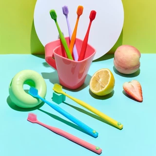 Dr.RAY Compact CF แปรงสีฟัน 7สี หัวแปรงกะทัดรัด ขนแปรงนุ่มพิเศษ ULTRA SOFT มีฟังก์ชั่นกำหนดเดือน