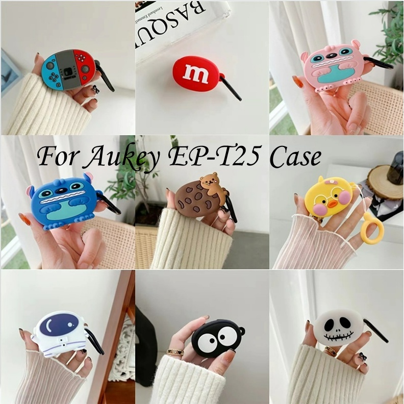 Cases, Covers, & Skins 69 บาท พร้อมส่ง!  เคสหูฟัง แบบนิ่ม ลายการ์ตูนเกมคอนโซล สําหรับ Aukey EP-T25 Mobile & Gadgets