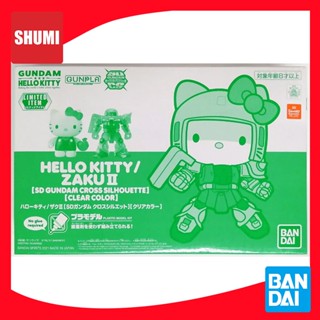 Bandai HELLO KITTY/ZAKU II [SD GUNDAM CROSS SILHOUETTE] [CLEAR COLOR] 4573102617804 A4