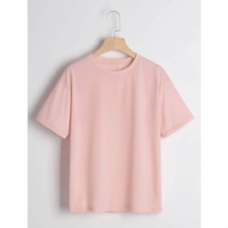 CC1-เสื้อยืดสีพื้น 5 สี 3 SIZE