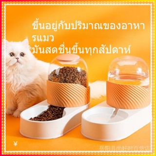 [feeder Designed for cat] ชามใส่อาหารอัตโนมัติ สําหรับสัตว์เลี้ยง ชามแมว เครื่องให้อาหารแมว ชามใส่อาหารสุนัข ชามข้าวแมวกันมด