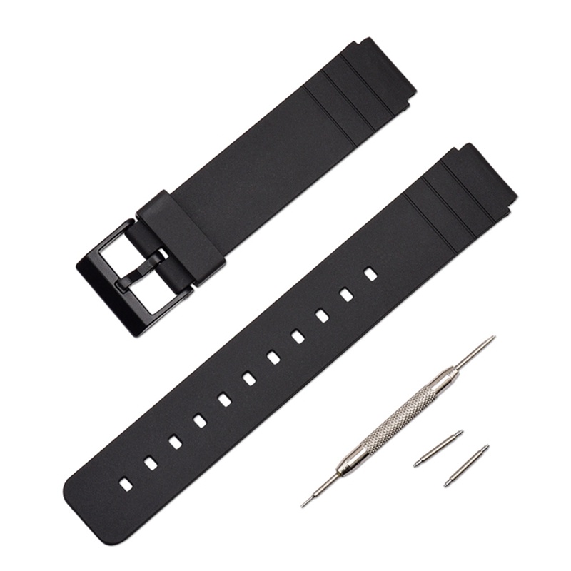 สายนาฬิกาข้อมือ TPU นิ่ม แบบเปลี่ยน สําหรับ Casio MW-240 รูปที่ 2