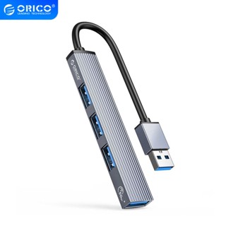 Orico อะแดปเตอร์ฮับ USB 3.0 Type C 4 พอร์ต USB 3.0 2.0 4 พอร์ต OTG หลายช่อง แบบพกพา สําหรับ Macbook Pro PC คอมพิวเตอร์