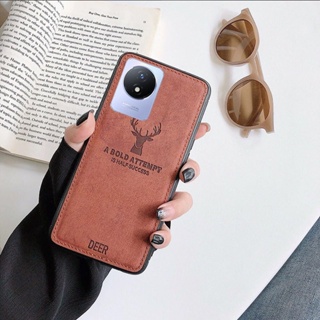 เคสโทรศัพท์ซิลิโคน TPU แบบนิ่ม ลายกวาง กันกระแทก สําหรับ Vivo Y02 4G Y 02 VivoY02 2022