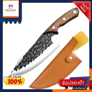 มีดแล่อเนกประสงค์ All-purpose knife หั่น ซอย แล่ เลาะกระดูก มีปลอกแถม  มีดทำครัว+ซอง