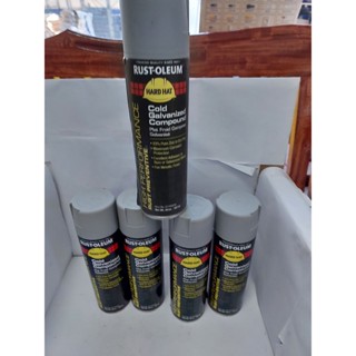 Rust Oleum Cold Galvanizing Compound V2185 สีสเปรย์โคลด์กัลวาไนซ์รัสโอเลี่ยม เทา