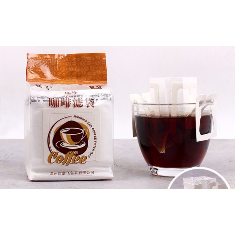 ถุงกรองกาแฟ 10 / 50 ชิ้น #B กาแฟดริป coffee ซองบรรจุกาแฟ #01 ของใช้ในบ้าน พร้อมส่ง✨👍☺️