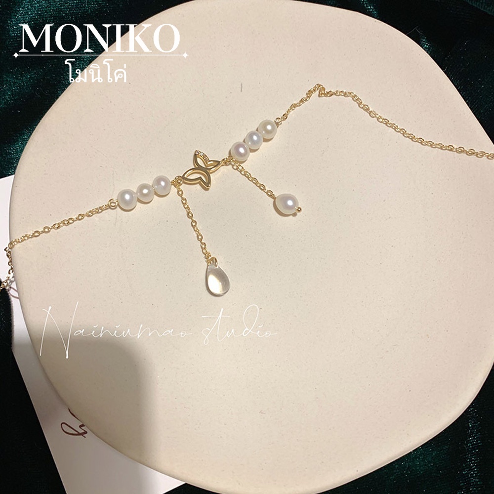 MONIKO قلادة لؤلؤ كورية — صورة 2