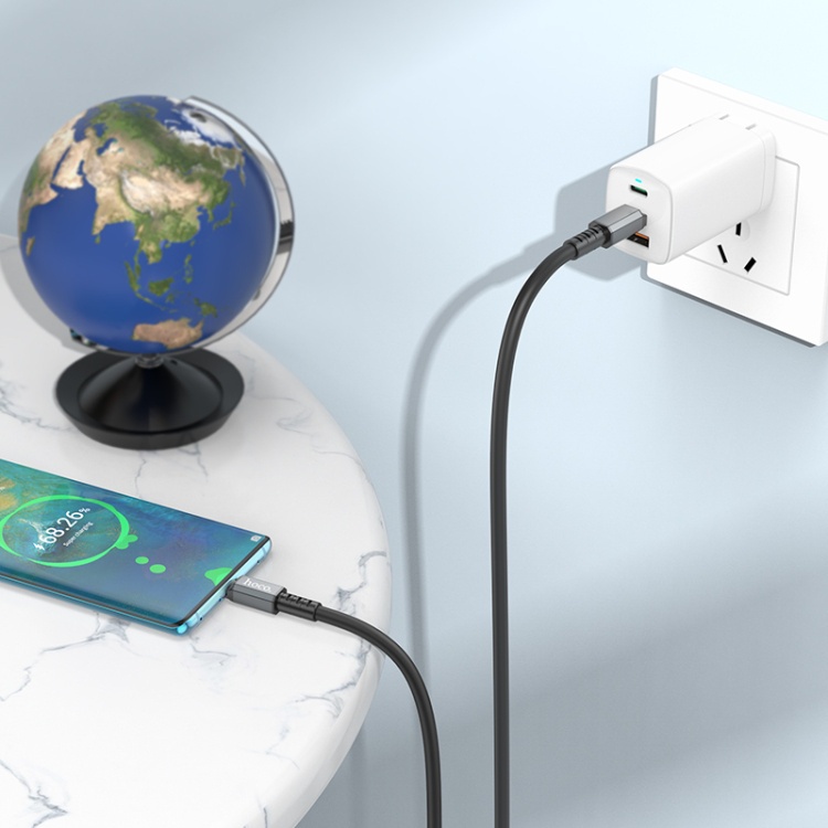 Hoco X85 สายชาร์จรุ่นหนาพิเศษ 6mm Charging Data Cable 1 เมตร สําหรับ Micro / for ip / Type C / PD / Type-C to Type-C - รูปที่ 5