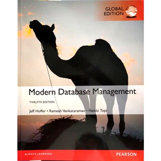 (ลดราคาพิเศษ) 9781292101859 MODERN DATABASE MANAGEMENT (GLOBAL EDITION)