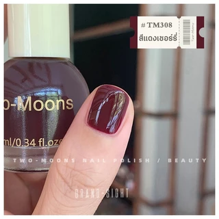 🔥พร้อมส่ง🔥ยาทาเล็บ Two-moons ของแท้ สีทาเล็บ ยาทาเล็บ สีทาเล็บกึ่งเจล ขนาด10ml*1 ไม่ต้องอบ สีสวย แห้งไว สีสุขภาพดี t2