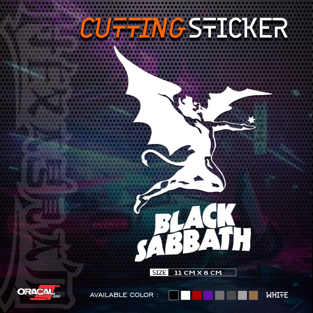 สติ๊กเกอร์ตัด Black Sabbath Band | สติ๊กเกอร์ตัดโลโก้ Black Sabbath Band | สติ๊กเกอร์เพลง Black Sabb