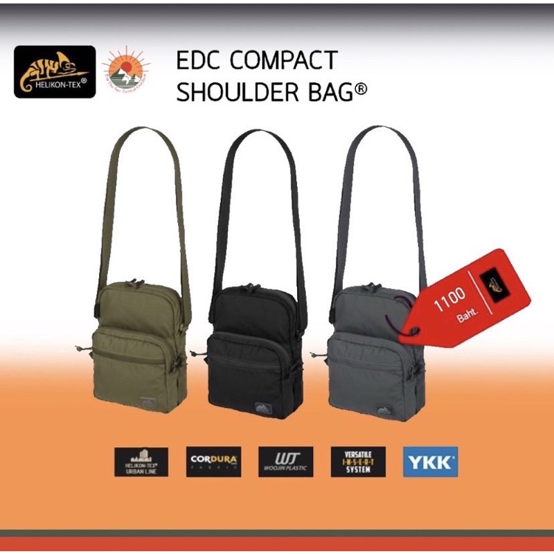 กระเป๋าสะพายข้าง Helikon-Tex รุ่น EDC Compact Shoulder Bag
