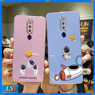 เคสโทรศัพท์มือถือ ลายการ์ตูนนักบินอวกาศ Nasa สําหรับ Oppo F11 Pro F5 F7 F11 A5S F9 A7 A12 XQ