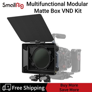 SMALLRIG Matte Box, Star-Trail Lightweight Multifunctional Modular VND Kit, with 95mm VND Filter Kit, Filter Frame, 15MM LWS Support, for DSLR Mirrorless Cameras - 3645