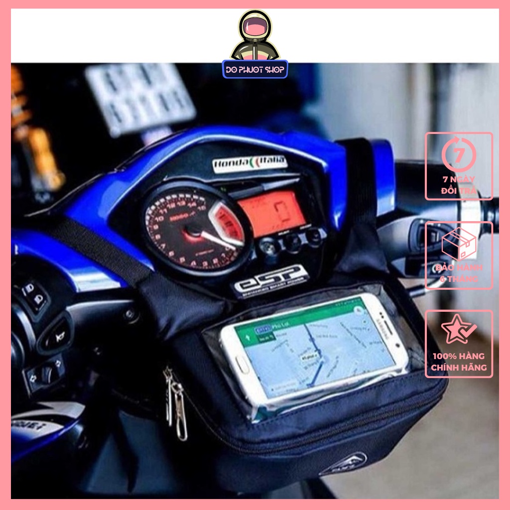 กระเป๋าติดแฮนด์มอเตอร์ไซค์แนวนอนสําหรับดู Google Map, ที่วางโทรศัพท์, ของใช้ที่มีประโยชน์สําหรับ Gra