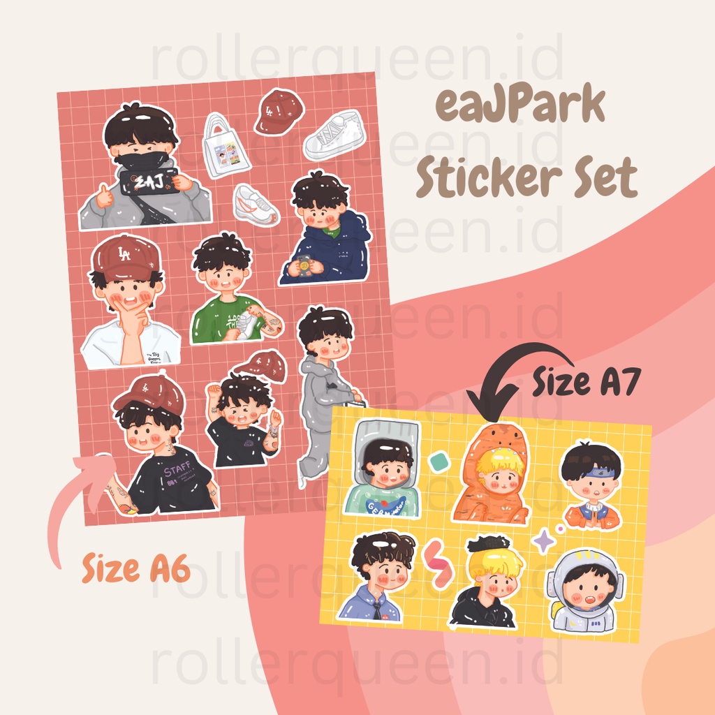 EaJPark Sticker LA Staff HITC 2022 และ halloween eaj park jae