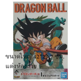 DRAGON BALL EX WORLD TOURNAMENT SUPER BATTLE Prize I.1 งานจับสลาก ชีทขนาดใหญ่ A3