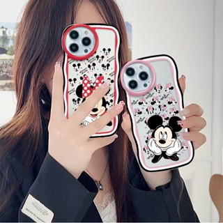 เคสโทรศัพท์มือถือ ซิลิโคนนิ่ม TPU ใส ลายมิกกี้เมาส์น่ารัก สําหรับ Infinix Note 30 Smart 7 HOT 12 12i 20 20S 9 10 10s 10t 11 11S Play NFC 12i Pro 5 6 Plus | St H102