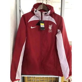 เสื้อแจ็กเก็ต Liverpool FC สีแดง สําหรับผู้ชาย 22-23