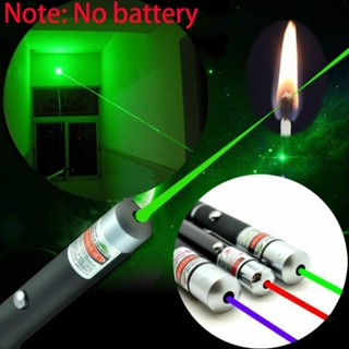 เลเซอร์ความแสงสูง เลเซอร์พ้อยเตอร์ 5MW Green Laser Pointer แสงสีเขียว