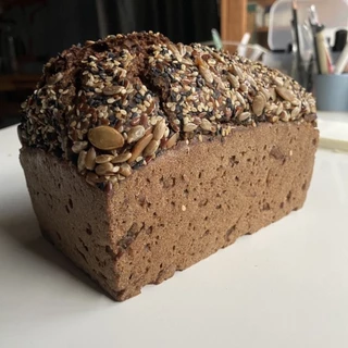 [อบวันอังคารเท่านั้น] Sourdough Rye Bread (100% Whole Grain)