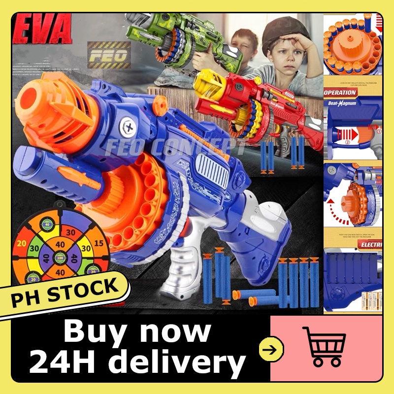 Eletcric Soft Bullet Gun Fire Storm Nerf Style Eletcric Blaster Gun