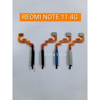 Redmi NOTE 11 4G ลายนิ้วมือ ปุ่มเปิดปิด ยืดหยุ่น เซ็นเซอร์ลายนิ้วมือ